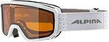 ALPINA A7262 Skibrille, Weiß, Einheitsgröße