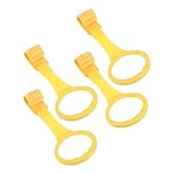 HEMOTON 1 4stk Zaun Stehend Zugring Babyprodukt -zugring Ringe -laufstall Kleinkind Krippe Klimmzugstange Auto Faltbar Spielkamerad Laufhilfe Für Babys Beige Plastik