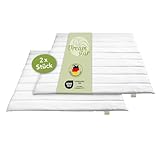 DREAMSTAR Eco 2er Set Sommer Bettdecken | leichte Steppdecken ideal für den Sommer | waschbar 40 Grad | Allergiker geeignet | 100% Mikrofaser | Öko-Tex Zertifiziert | 135 x 200 cm