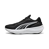 PUMA Unisex SCEND PRO 2 Straßen-Laufschuh, Black White, 43 EU