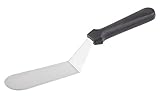 APS 88928 Winkelpalette BLUE - Profi-Streichmesser/Glasurmesser mit flexibler Edelstahl-Klinge und schwarzem Kunststoff-Griff, Klingenmaß 17 x 5 cm, Gesamtlänge 30 cm