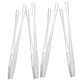 Warmhm 4Stücke Kochzange Teilig Grillzange für Bbq Grillen und Lebensmittelzange Hochwertigem Partys und Camping