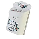 Briefkasten aus antikem Eisen, wetterfest, abschließbar, robuste Außendekoration für Garten und Terrasse, wetterbeständig, für den Außenbereich