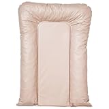 Babycalin - Wickelauflage für Babys, 50 x 70 cm, einfarbig, Haselnuss – Wickelunterlage wasserdicht aus PVC – Wickelunterlage 50 x 70 cm, leicht zu reinigen – Wickelunterlage für Babys mit sicheren