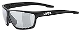 Uvex Fahrradbrille Sportbrille Sportstyle 706 Vario Black mat