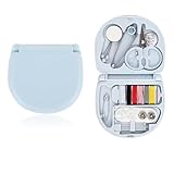 Nähset Grundausstattung, Mini-Nähset Reise für Kinder, Praktisches Nähzeug mit umfangreichem Nähzubehör set Enthält Spule, Nadel, Faden und Schere, Nähset für Reisen, Wohnheime und den Hausgebrauch
