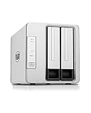 TERRAMASTER F2-423 2 Bay Hochleistungs NAS Gehäuse - Netzwerkspeicher mit 2.5GbE Konnektivität, N5095 Quad-Core-CPU, 4 GB DDR4 RAM, Netzwerkspeicherserver (ohne Festplatte)