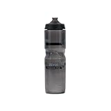 ZEFAL Magnum Pro - Premium Trinkflasche Fahrrad Grau - Große Fahrrad Trinkflasche 975 ML - Ohne BPA Fahrradflasche 100% auslaufsicher - Weiche Mundstück Silicon