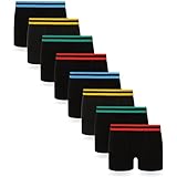 FM London Jungen Hipster Boxershorts 8er Pack