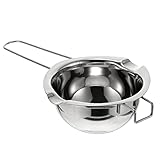 1 Set Karbon-Kochtopf-Schüssel Türkische Süßigkeiten Schmelzende Schokolade Mini-Pfannenwärmer Saucen Coating Stick Lange Kerzenherstellung mit Boiler Maker Home Heat Mixed Tool Steel Käse for Karamel