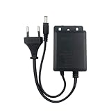PAMENET Netzadapter, 12 V, 2 A, elektrische Kamera, wasserdicht, Netzadapter, regenfest, Stromversorgung mit EU-Stecker B