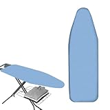Bügelbrettbezug 130x51cm Ausgestattet mit Gummiband, Bügeltischbezug für Dampfbügeleisen und Dampfbügeleisen, Blue Bügeltischbezug, Bügelbrett Bezug Komfortables (Blau)