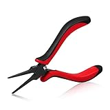 SPEEDWOX Dünne Flachzange, 14 cm, professionelle dünne Flachzange mit glatter Backe, für Schmuckherstellung, Handwerk, Leiterplattenreparatur