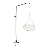 Edelstahlrohr Grillgalgen + 75 cm Edelstahl Grillrost nur 10 mm lichter Stababstand Gartengrill Grill Schwenkgrill Geschenk Geburtstag