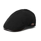 TOP-EX Designer-Schiebermütze für Herren für Golf oder Freizeitkleidung, stilvoller Schirm, für Golf, Angeln, Schießen, Wandern und Jagd, 57–65 cm (M-XXXL), 47#Schwarz, 3XL