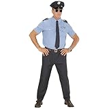 W WIDMANN MILANO Party Fashion - Costume poliziotto, agente, agente di polizia, detective, uniforme, costumi in maschera