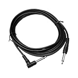 fayarrd Instrumentenkabel, 3,05 m, Klinkenstecker mit Geräuschunterdrückung – Kabel 6,35 mm Klinkenstecker für Bass, Bühne, Studio, Lautsprecher, Verstärker