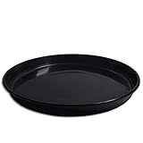 Untersetzer für Blumentopf Pflanztopf rund Kunststoff Schwarz 9 verschiedene Größen zur Auswahl (Ø 30 cm)