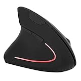 Ergonomische Maus für Linkshänder, vertikale drahtlose 2,4-G-Maus, optische Mäuse mit USB-Empfänger, entwickelt für Linkshänder, geeignet für Laptops, PCs, Laptops, Computer und Macbooks
