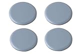 Metafranc Easyglider Ø 40 mm - selbstklebend - 4 Stück - PTFE Gleitoberfläche - Für ein leichtes Verschieben schwerer Möbel / Universales Möbelgleiter-Set / Teflongleiter / Bodengleiter / 645816