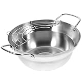 Japanische Fritteuchsen-Mini-Fritteusen-Pan-Tempura Frittier-Bratenbraten-Abflussleichter einfach sauber Aqiong