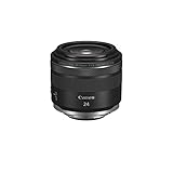 Canon Objektiv RF 24mm Festbrennweite F1.8 Macro is STM (5 Stufen Bildstabilisator, Autofokusantrieb, SuperSpectra, Weitwinkel, STM Motor, kompatibel mit In-Body is mit bis zu 6,5 Stufen) schwarz
