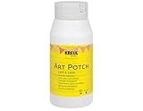 KREUL 49253 - Art Potch Lack und Leim, transparent, 750 ml, Serviettentechnik- und Dekokleber auf Wasserbasis, für Holz, Keramik, Stein und Karton