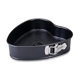Zenker Herzspringform Perfect Black – 27 x 25 x 7 cm Hochwertige Backform in Herzform für Valentinstag und Muttertag, Antihaftbeschichtet +230 °C Made in Germany