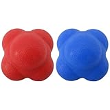 Doukesh Reaktionsball, Reaction Ball Fitnes, Portable Reaction Ball, Reaktionsball Zum Trainieren Der Reaktionsschnelligkeit, Hand-Augen-Koordination, Geschwindigkeit, Beweglichkeit.