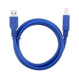 USB 3.0-Druckerkabel, USB 3.0-Verlängerungskabel | 9,8 Fuß Hochgeschwindigkeits-Übertragungskabel | USB 3.0-Druckerkabel, 5 Gbit/s Datenübertragung, USB-Extender für Headset, Drucker, Festplatte