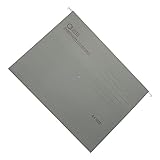 COOPHYA 1 Satz Hängende Arbeitsmappe Bindemittel Korb Hängemappe Für Aktenschränke Datei Aufbewahrungsfächer Büro Ablagefächer Hängeregistraturhalter Aktenordner Aus Papier Grey 10 Stück