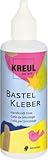 KREUL 49360 - Bastelkleber transparent, 80 ml, auf Wasserbasis, lösungsmittelfrei, für viele verschiedene Materialien