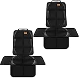 Autositzschutz, 2er-Pack Autositzschoner 600D, Kindersitz Unterlagen für Auto, Wasserdicht, Langlebig, rutschfeste RüCkseite, Kindersitzschutz, Geeignet für Babys, Kleinkinder, Kinder
