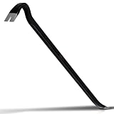 CCLIFE Nageleisen, 750 x 30 x 16 mm, Spezialstahl Brecheisen | Nagelzieher, Nagelfach, Brechstange, Hebel, Meißelspachtel, Hebelstange | Beste Hebelwirkung, biegefest