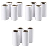 IKEA Bästis 3 x 4 Stück Ersatzrollen für Fusselroller, Weiß, ABS, Manuell, Lint Remover, Lintbürste