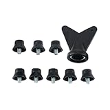 12 x Fußballschuh-Ersatzspikes, rutschfest, für Rasen, Fußballschuhe, Rugby, Athletik, Sneakers, Training