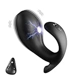 5 in 1 Elektroschock Prostata Vibrator für Männer Buttplug mit 7 Stromschlag & 12 Vibrationsmodi Elektro Shock Analvibratoren Prostata Stimulation Sexspielzeug Analspielzeuge für Männer Frauen Paare