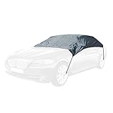 Halbgarage | Größe XS - XL | Winter geeignet | Nylon-, Polyestergewebe | Auto Abdeckung | Der ideale Schutz bei Kälte im Winter (M)