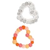 Herz/Girlande Silikonform Für Cupcake Dekorationen Sugarcraft Schokolade Ton Gumpaste Kunstharz Kunstbedarf Form Kuchendekoration Silikon