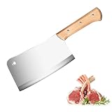 Royomal 38cm Hackmesser, Hackmesser Kochmesser, Verdickte Klinge, Chinesisches Kochmesser, Scharfes Küchenmesser, Fleischermesser und Hackbeil für Knochen, für Küche & Restaurant