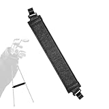 Golftaschenständer-Befestigung,Golftaschenständer-Beine - PU-Leder 1 Stück Golf Stand Bag Beingurt | Golftaschenständerbefestigung, Golftaschengurte, Werten Sie Ihre Golftasche mit unserem verstellbar