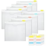 Scrapbook Paper Storage Organizer - Handwerkspapierdatei Hülle, Clear 12x12 Tray Box | Kunstversorgungshülsenhalter Caddy -Kit, Fachbeutel -Beutel -Ordnereinheit Cube Rack Tockel Station Container