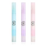 Pinsheng 3 Stück Nagellack Korrekturstift Nachfüllbar, Nagellackentferner Stift Nachfüllbar Nail Art Entfernung Stifte Auffüllbare + 9 Austauschbare Ersatzspitzen