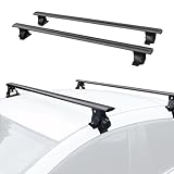 Dachträger für Fahrzeuge ohne Dachreling. Dachgepäckträger für Reisen. Integrierte Dachmontage. Tragbarer Träger.