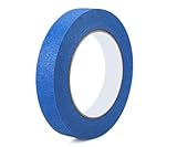 BUYARAMALTD 4 Rolle Malerkrepp, 50m x 50mm Kreppband Blau Malerklebeband Masking Tape Abklebeband Maler Universal Masking Malerband für Malerarbeiten Renovierungen Handwerke