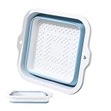 Celuicion Badewanne für Fußbad, Bad und Füße, zusammenklappbar, geräumig, rutschfest, mit Massagepunkten für Herren, Damen, Senioren, Hauspool