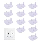 Kindersichere Steckdosenabdeckungen, Abdeckungen für elektrische Steckdosen zur Baby-Sicherheit, 12 Stück Steckdosenschutz Gegen Stromschlag Für Wohnzimmer Und Schlafzimmer Steckersicherung