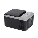 Alpicool C9PT 9L Kühlbox 12v Mini Kühlschrank Elektrische Kompressor Auto kühlschrank Camping Gefrierbox Klein Tragbare für Auto (schwarz)