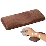 Generisch Unterstützung von Maus Handgelenk, Ergonomic Maus Handgelenk unterstützt | Game Holzmaus Handgelenk Ruhe, Holzpalmenblende, Walnussgelenksruhe für Büroschreibtisch verbesserte Haltung