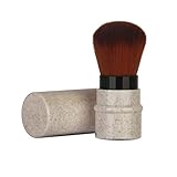 Einziehbarer Mini-Make-up-Pinsel, tragbar, Puder, Konturen, Rouge-Pinsel, Beige, praktisch und clever